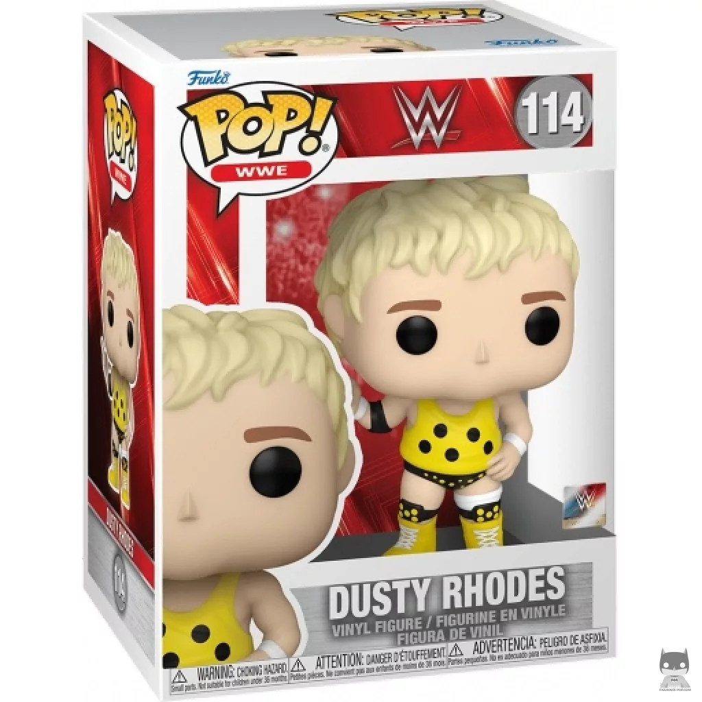 Dusty Rhodes Funko Pop! figure in its box