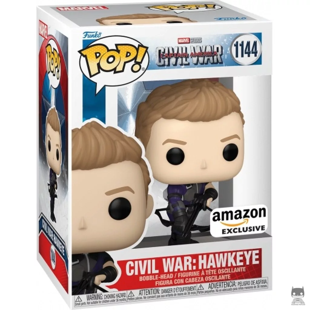 Civil War : Hawkeye Funko Pop! figure in its box