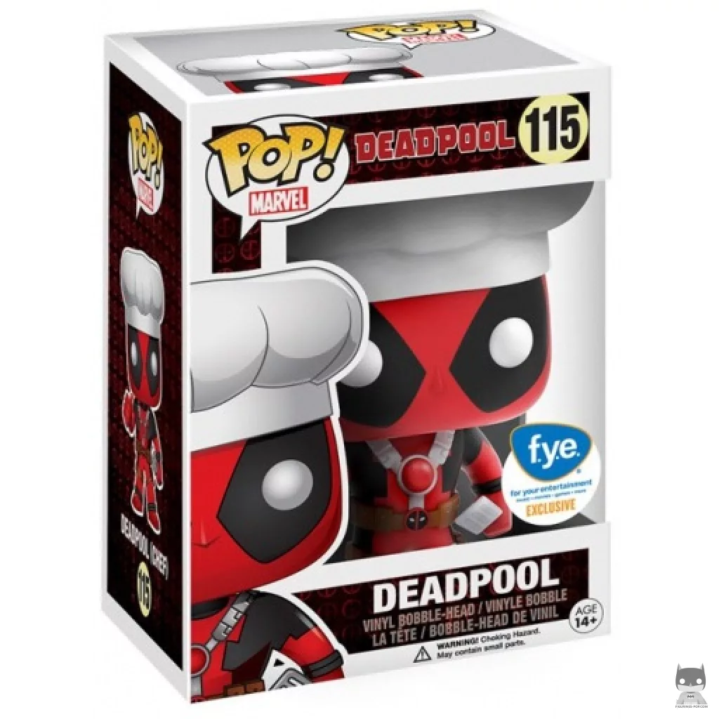 Deadpool Chef Funko Pop! figure in its box