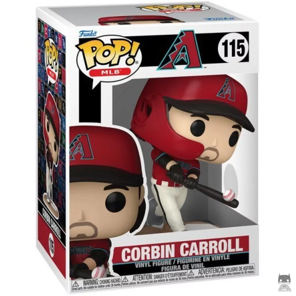 Corbin Carroll Funko Pop! figure in its box