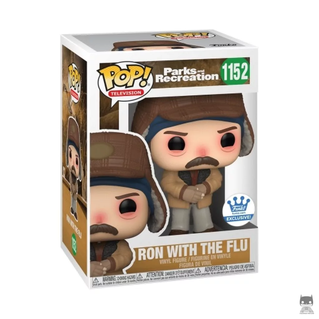 Ron with the Flu Funko Pop! figure in its box