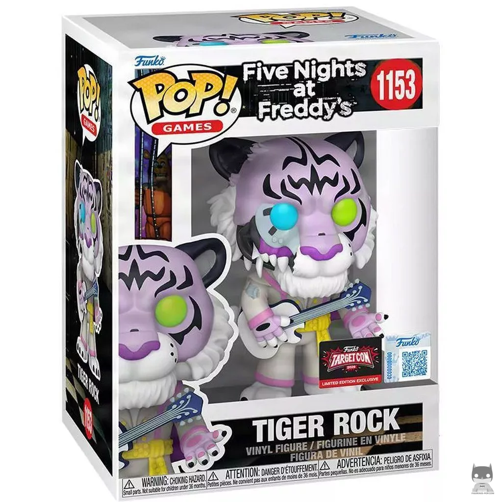 Tiger Rock Funko Pop! figure in its box