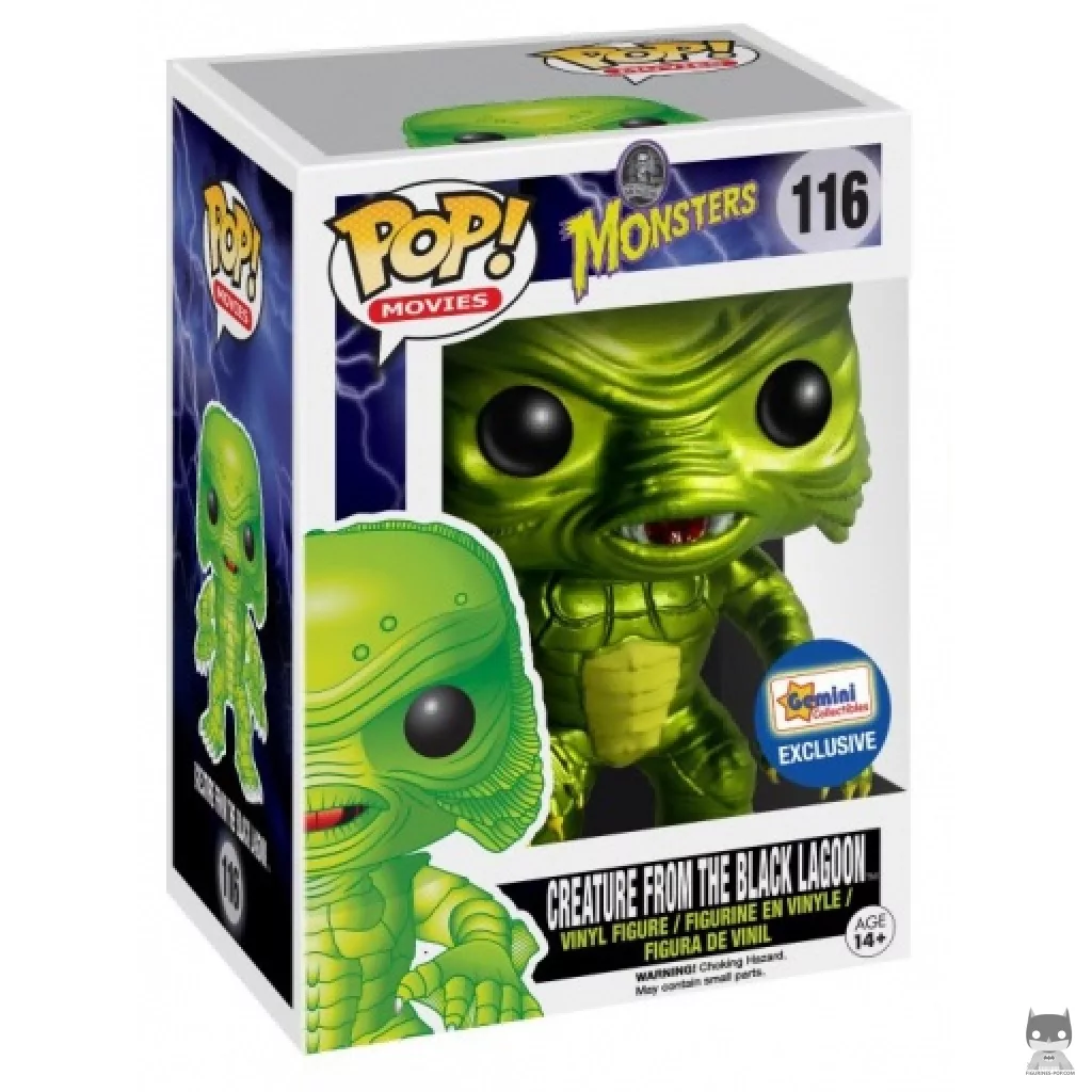 Creature from the Black Lagoon (Metallic) Funko Pop! figure in its box