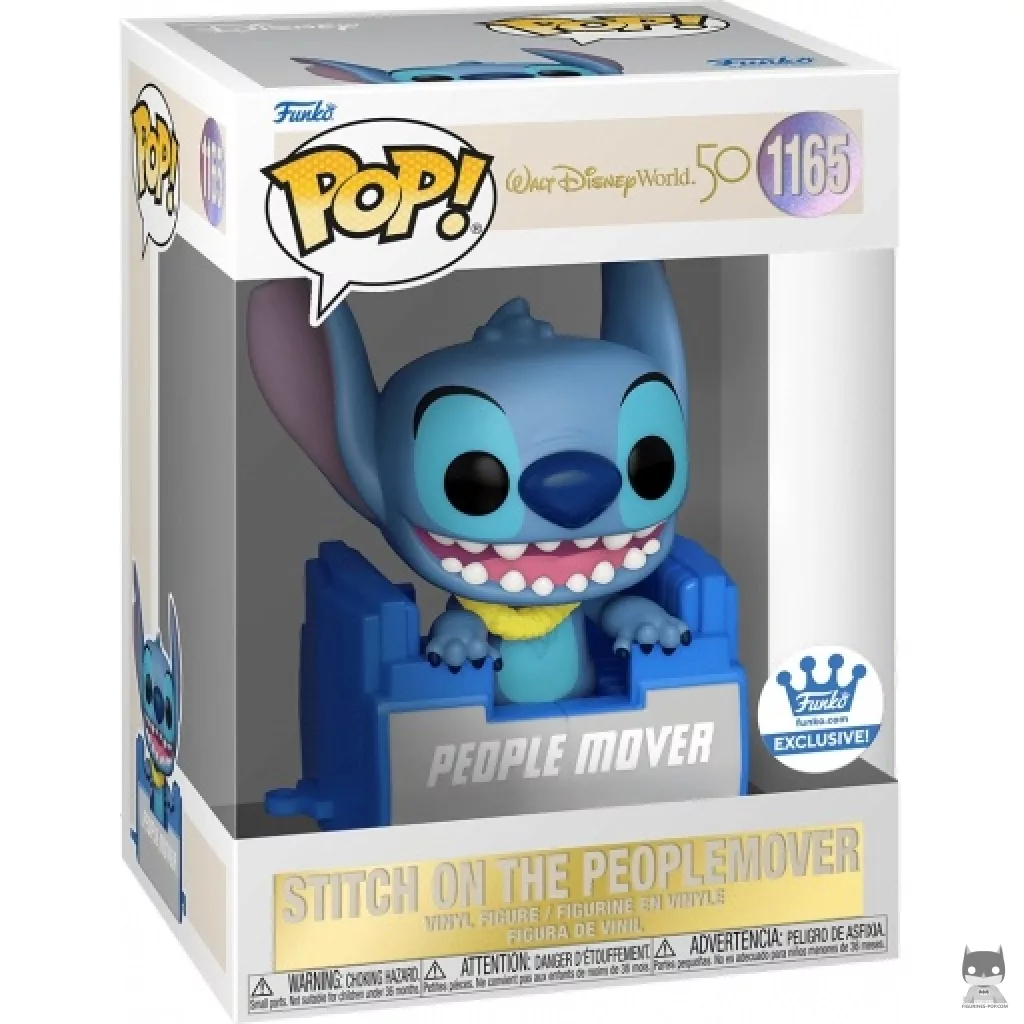 Stitch on the Peoplemover Funko Pop! figure in its box