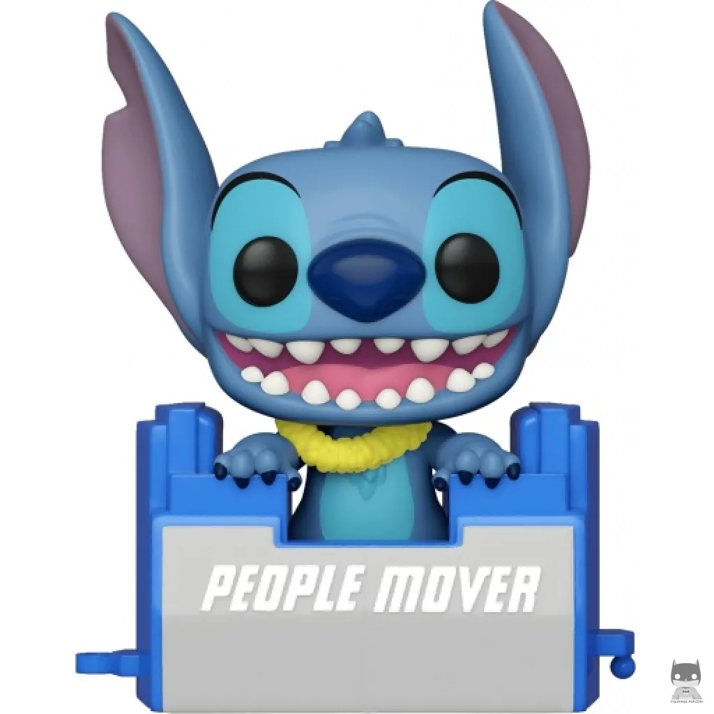 Stitch on the Peoplemover Funko Pop! figure (Walt Disney World 50th Anniversary)