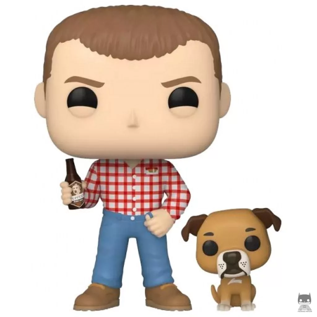 Wayne with Gus Funko Pop! figure (Letterkenny)