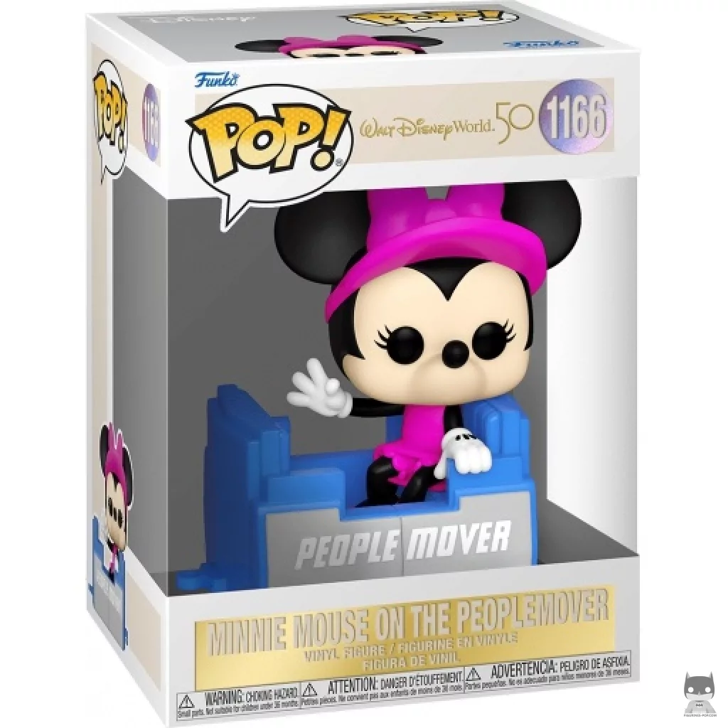 Minnie Mouse on the Peoplemover Funko Pop! figure in its box