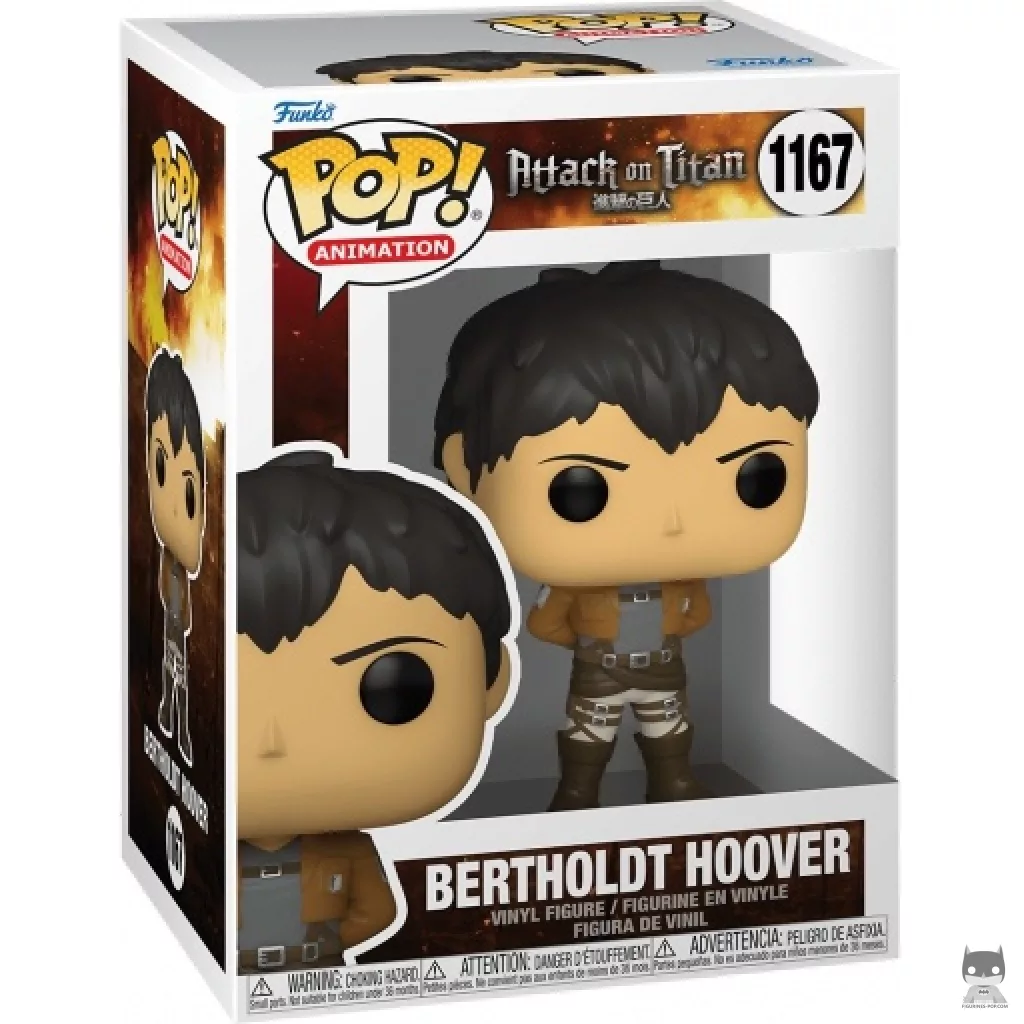 Bertholdt Hoover Funko Pop! figure in its box