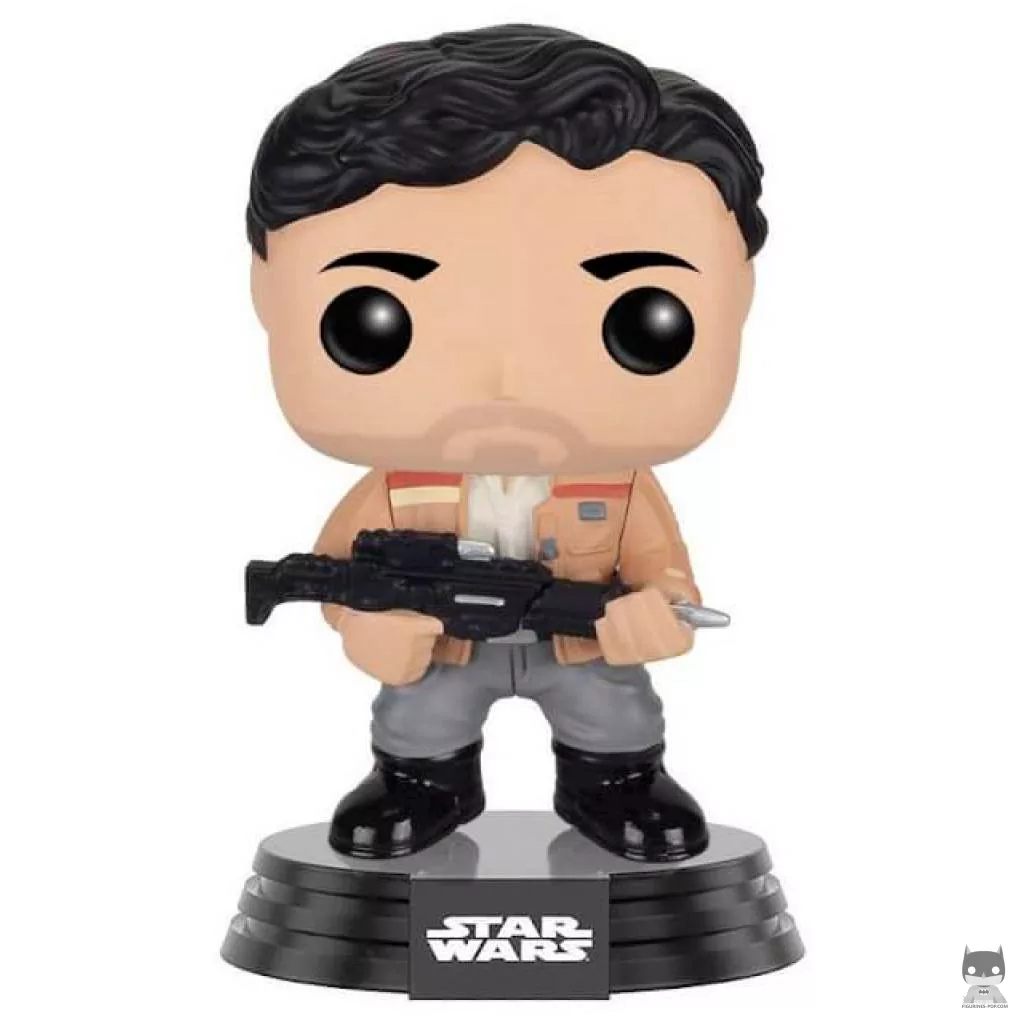 Poe Dameron with Jacket & Blaster Funko Pop! figure (Star Wars: Episode VII, The Force Awakens)
