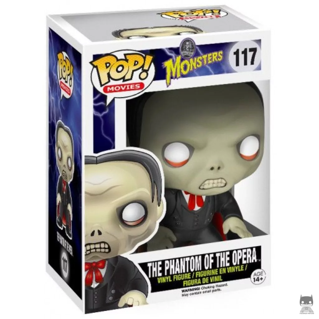 The Phantom of the Opera Funko Pop! figure in its box