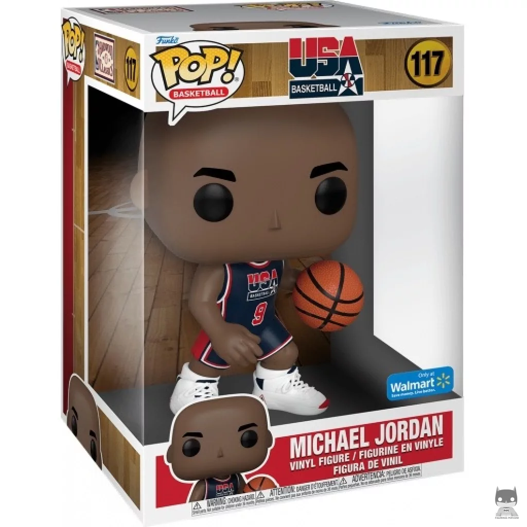 Michael Jordan (Supersized) Funko Pop! figure in its box