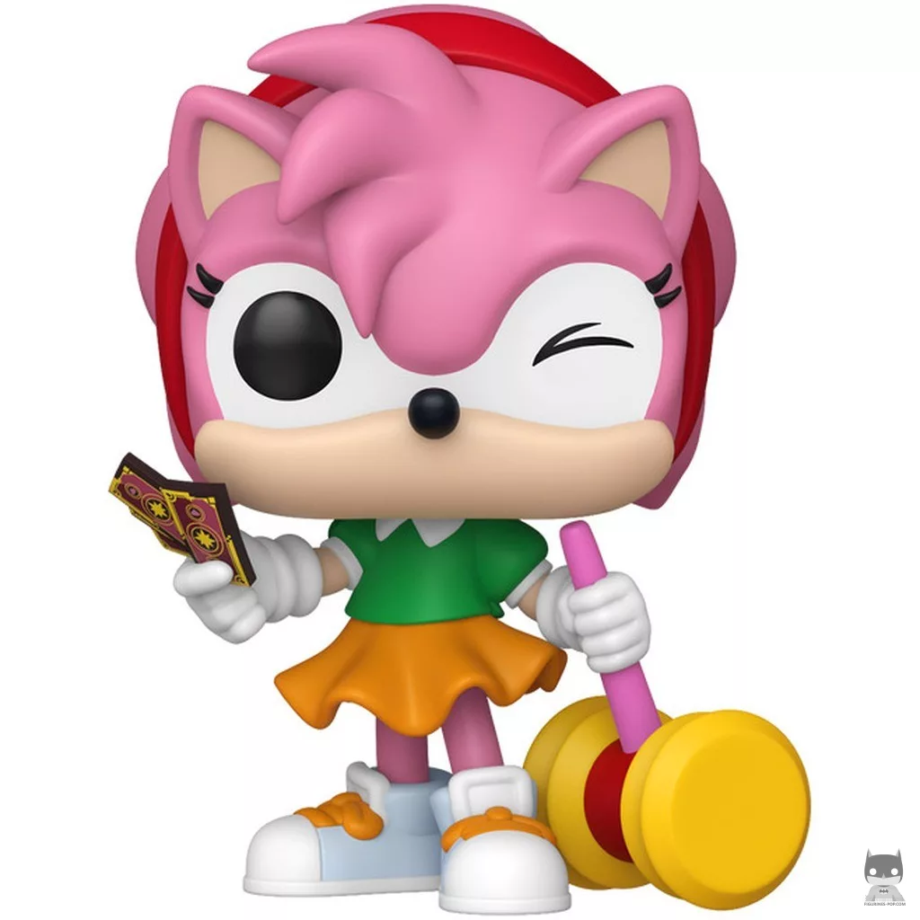 Amy Rose with Piko Hammer (Chase) Funko Pop! figure (Sonic The Hedgehog)