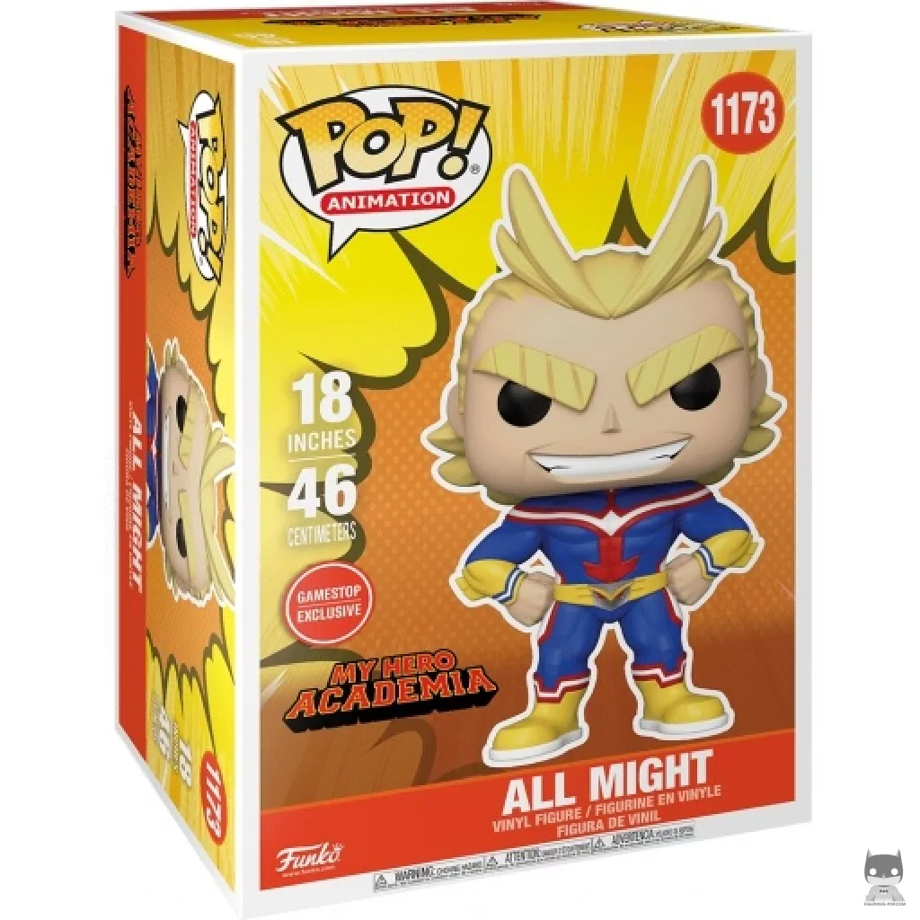 All Might (Supersized 18'') Funko Pop! figure in its box