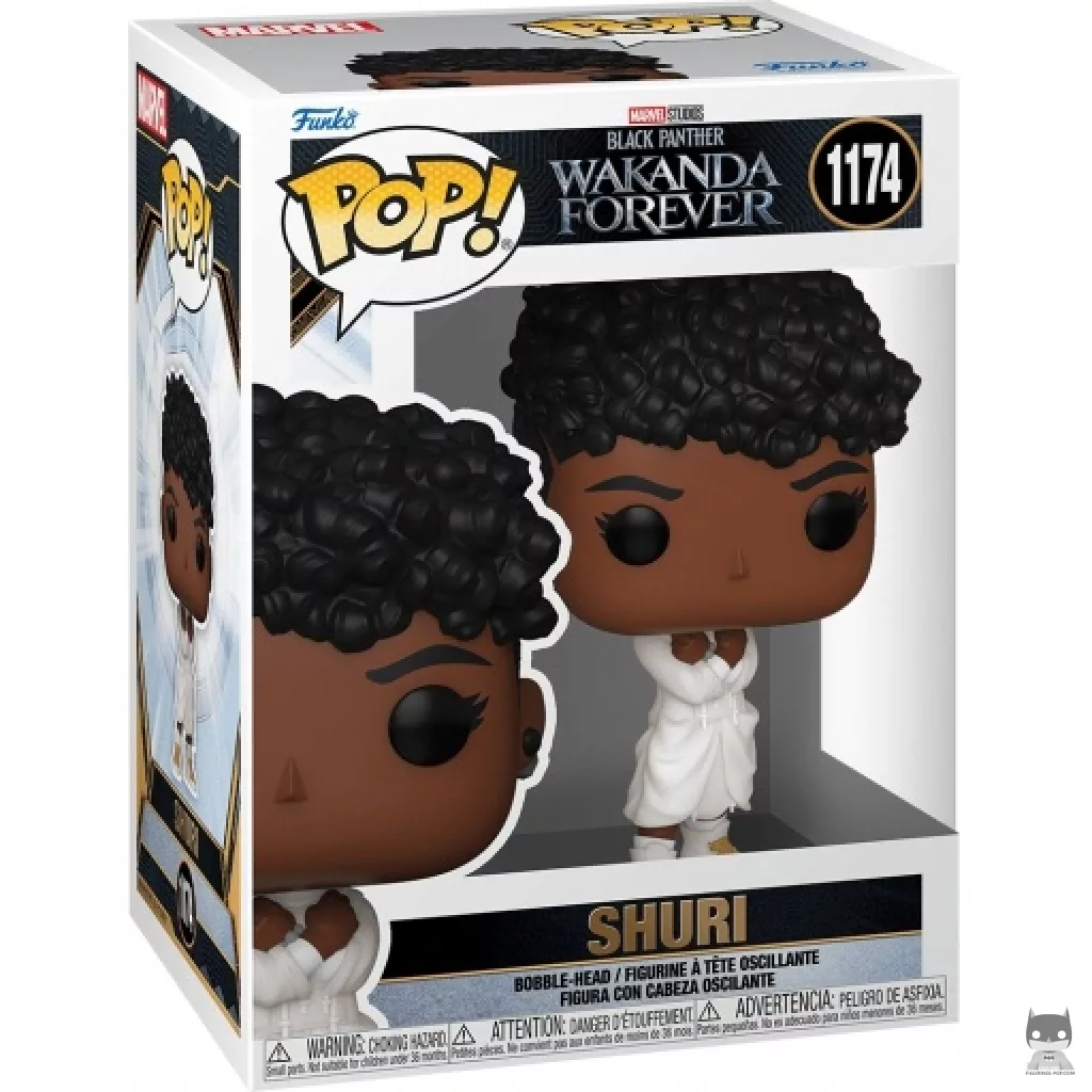 Shuri Funko Pop! figure in its box