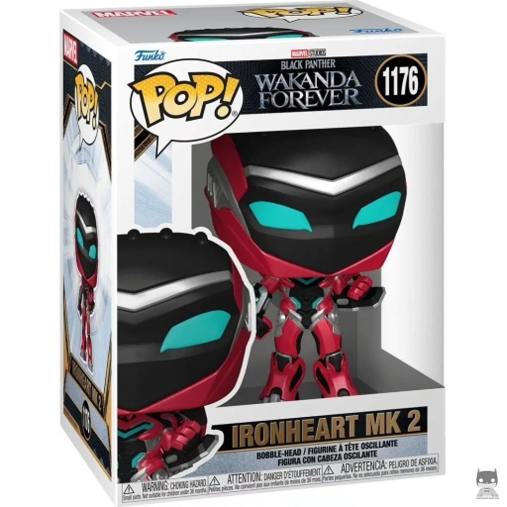 Ironheart MK 2 Funko Pop! figure in its box