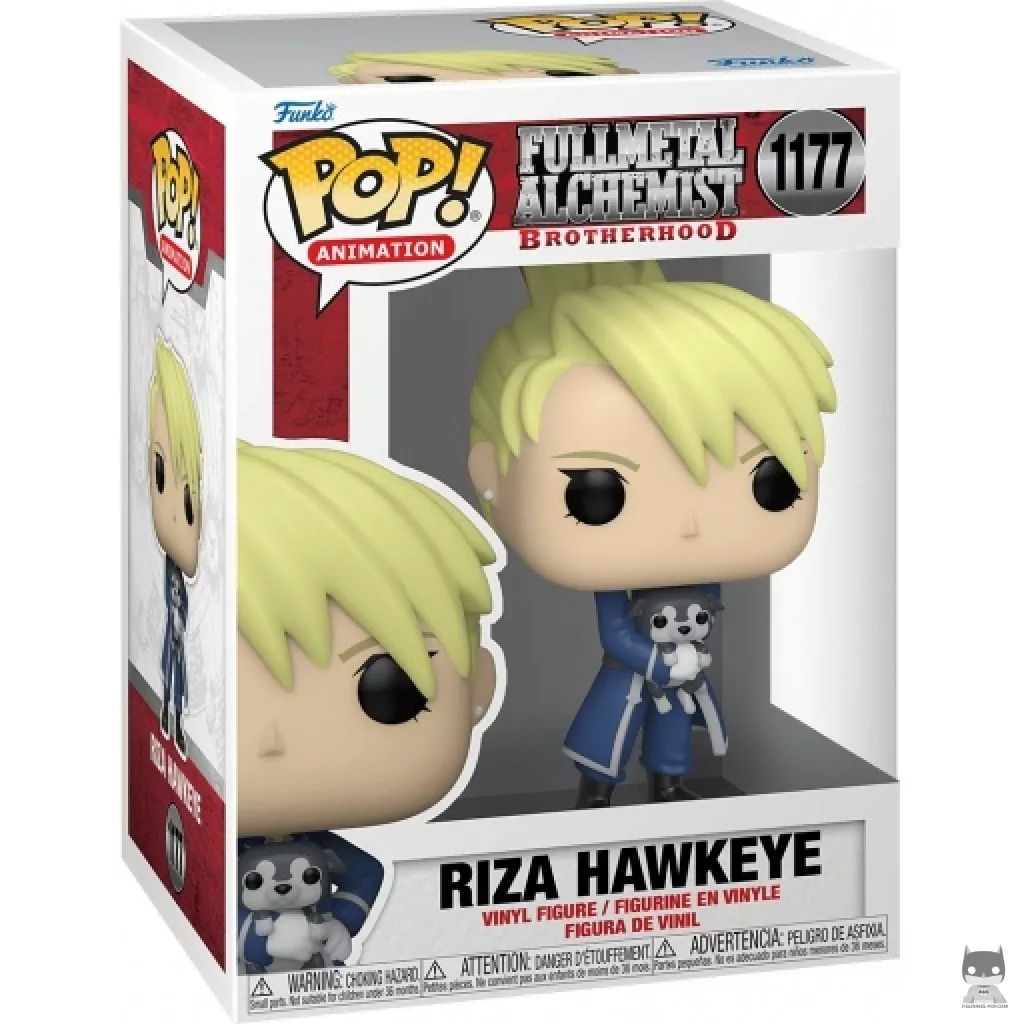 Riza Hawkeye Funko Pop! figure in its box