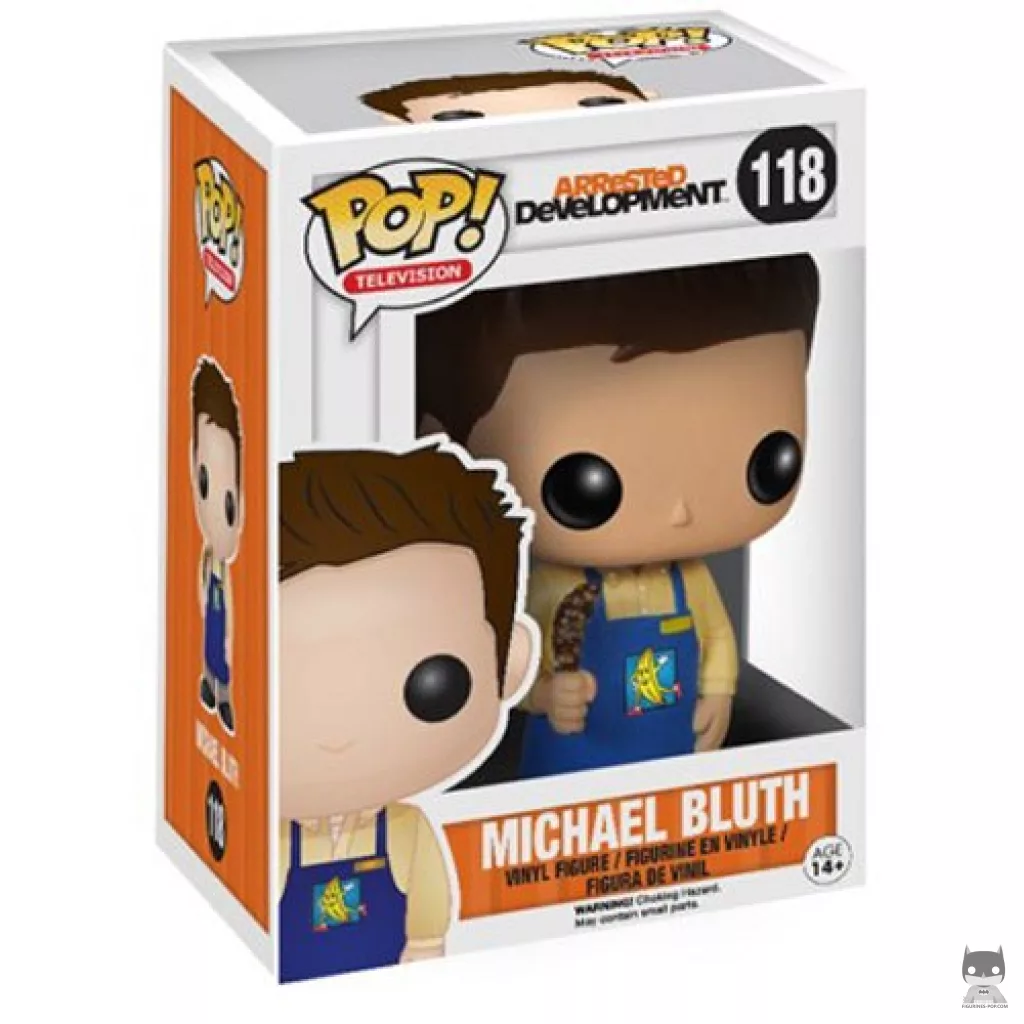 Michael Bluth (in Banana Stand Uniform) Funko Pop! figure in its box