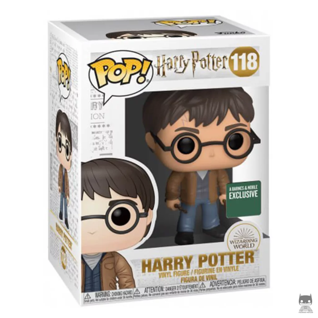 Harry Potter with two wands Funko Pop! figure in its box
