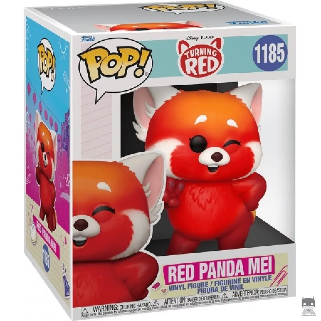 Red Panda Mei (Supersized) Funko Pop! figure in its box