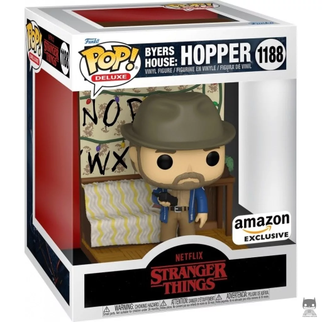 Byers House with Hopper (Build a Scene) Funko Pop! figure in its box