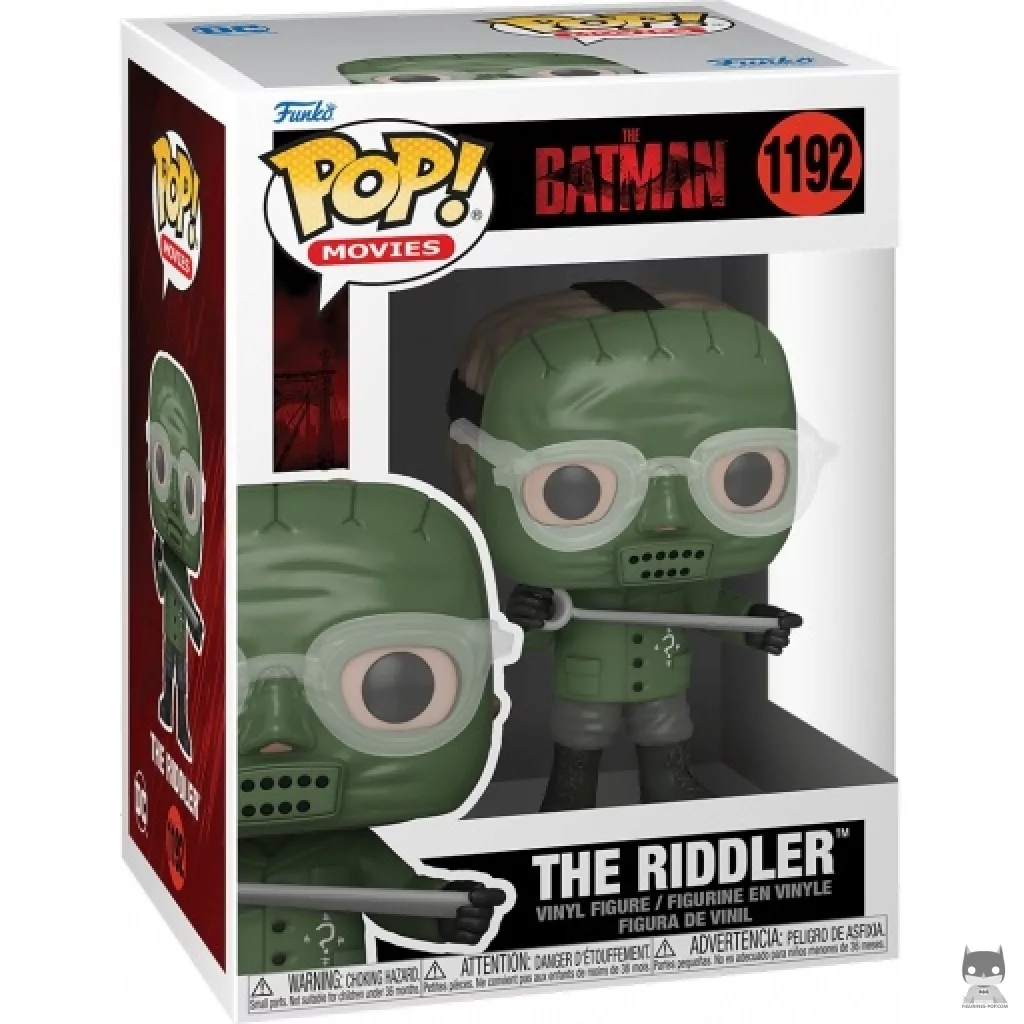 The Riddler Funko Pop! figure in its box