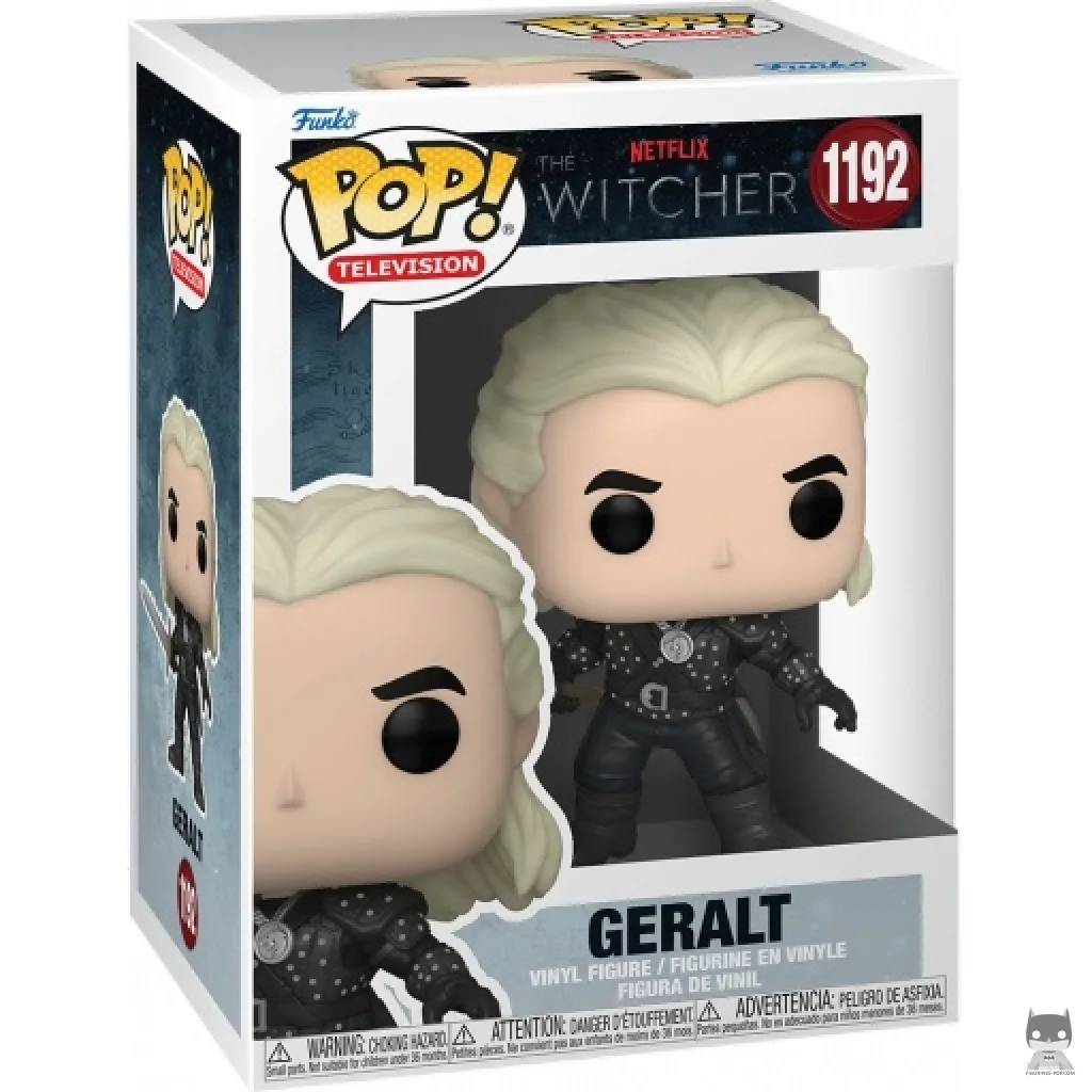 Geralt Funko Pop! figure in its box
