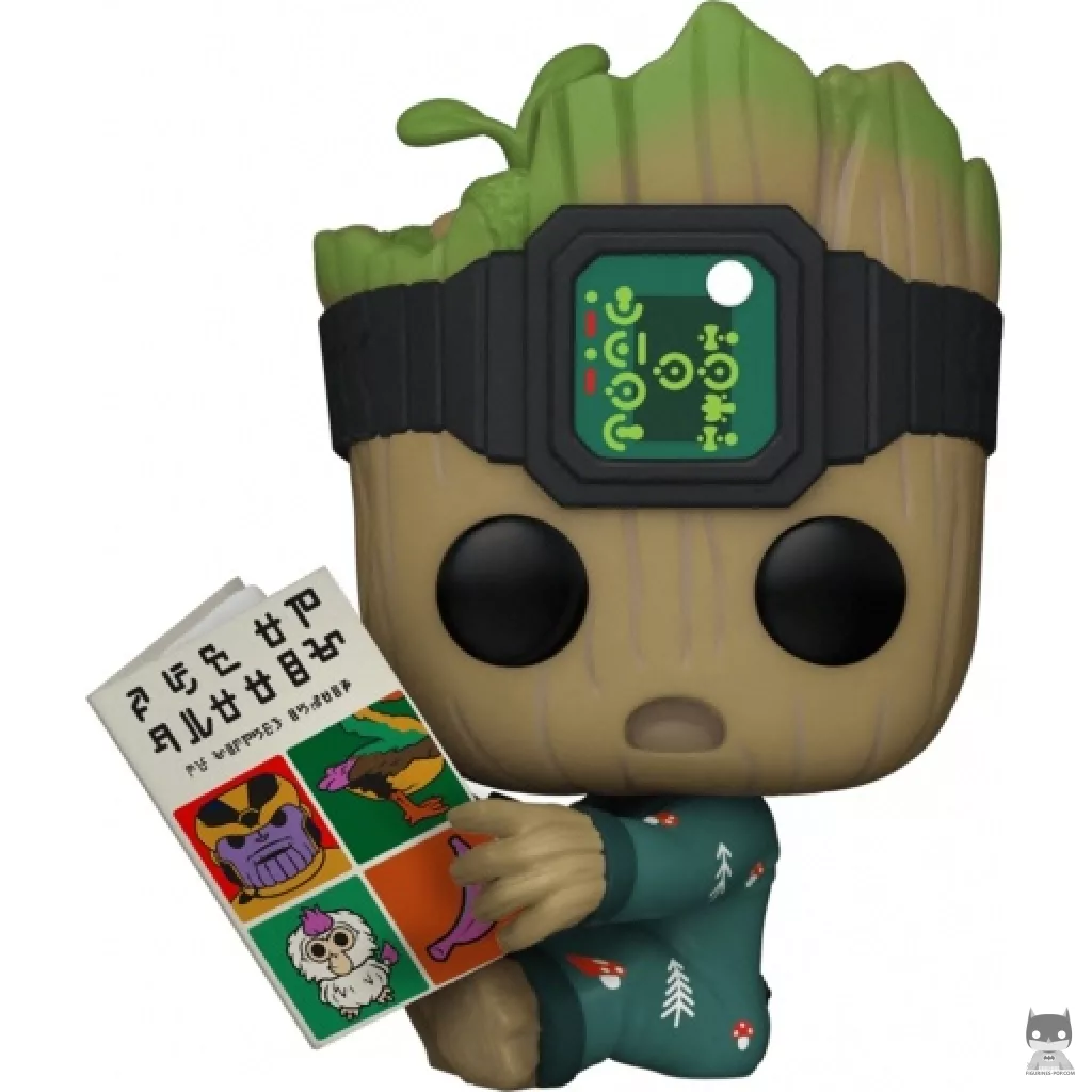 Groot in Onesie sitting Funko Pop! figure (I Am Groot)