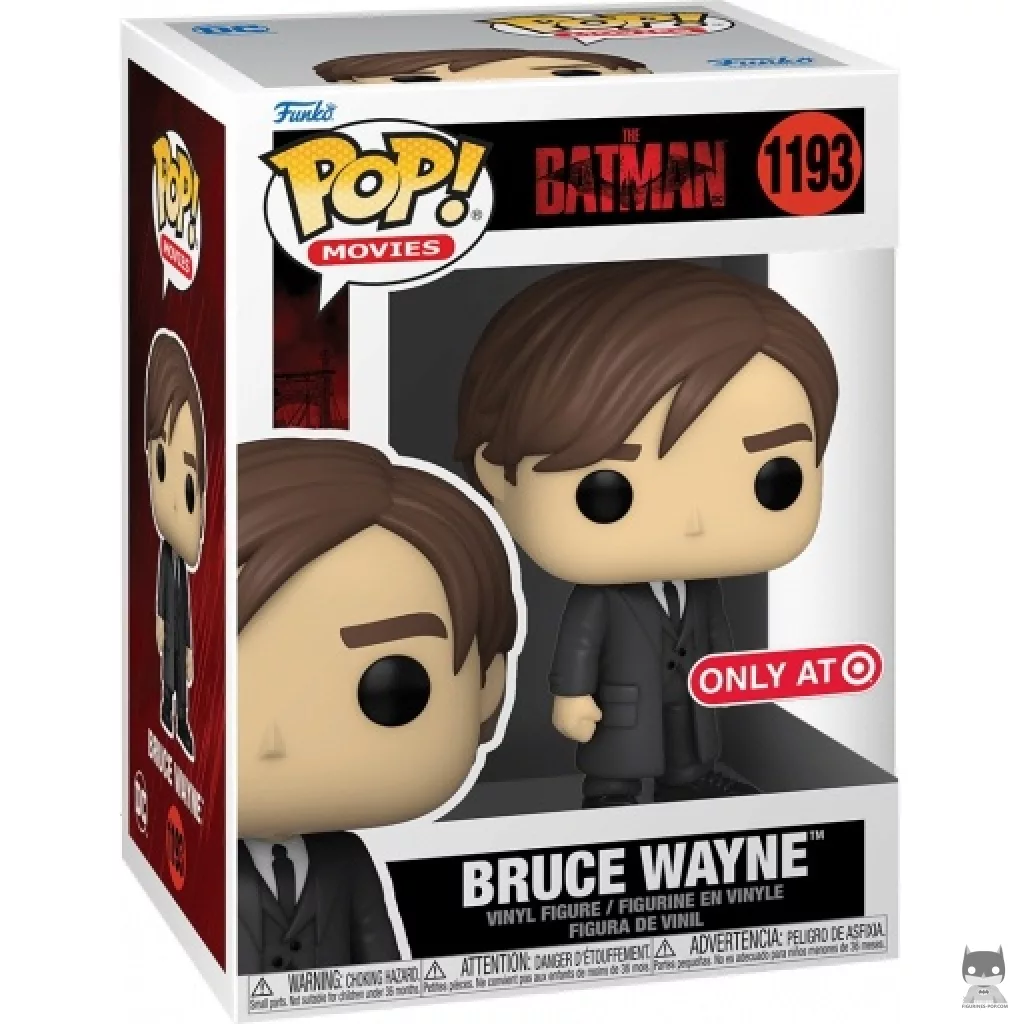 Bruce Wayne Funko Pop! figure in its box