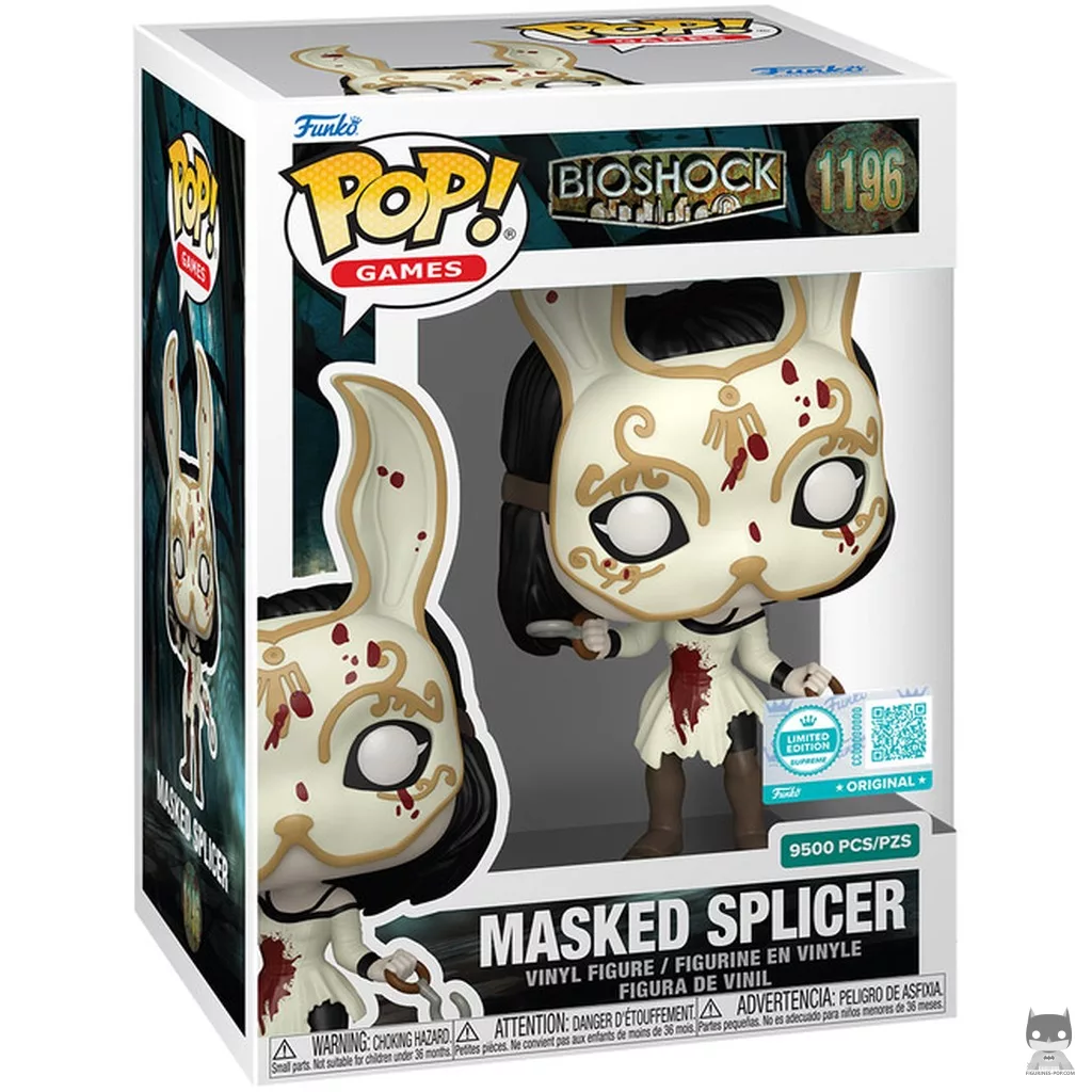 Masked Splicer Funko Pop! figure in its box