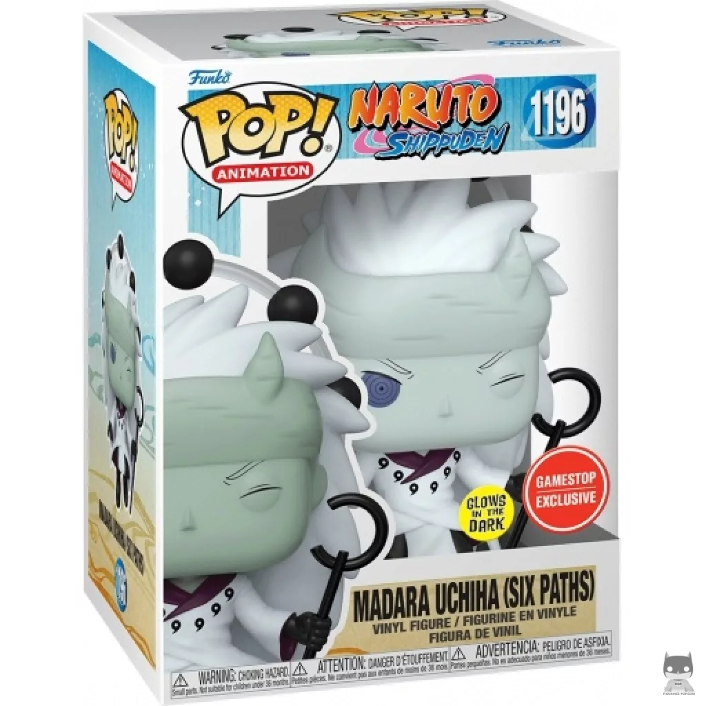 Madara Uchiha (Six Paths) (Glow in the Dark) Funko Pop! figure in its box