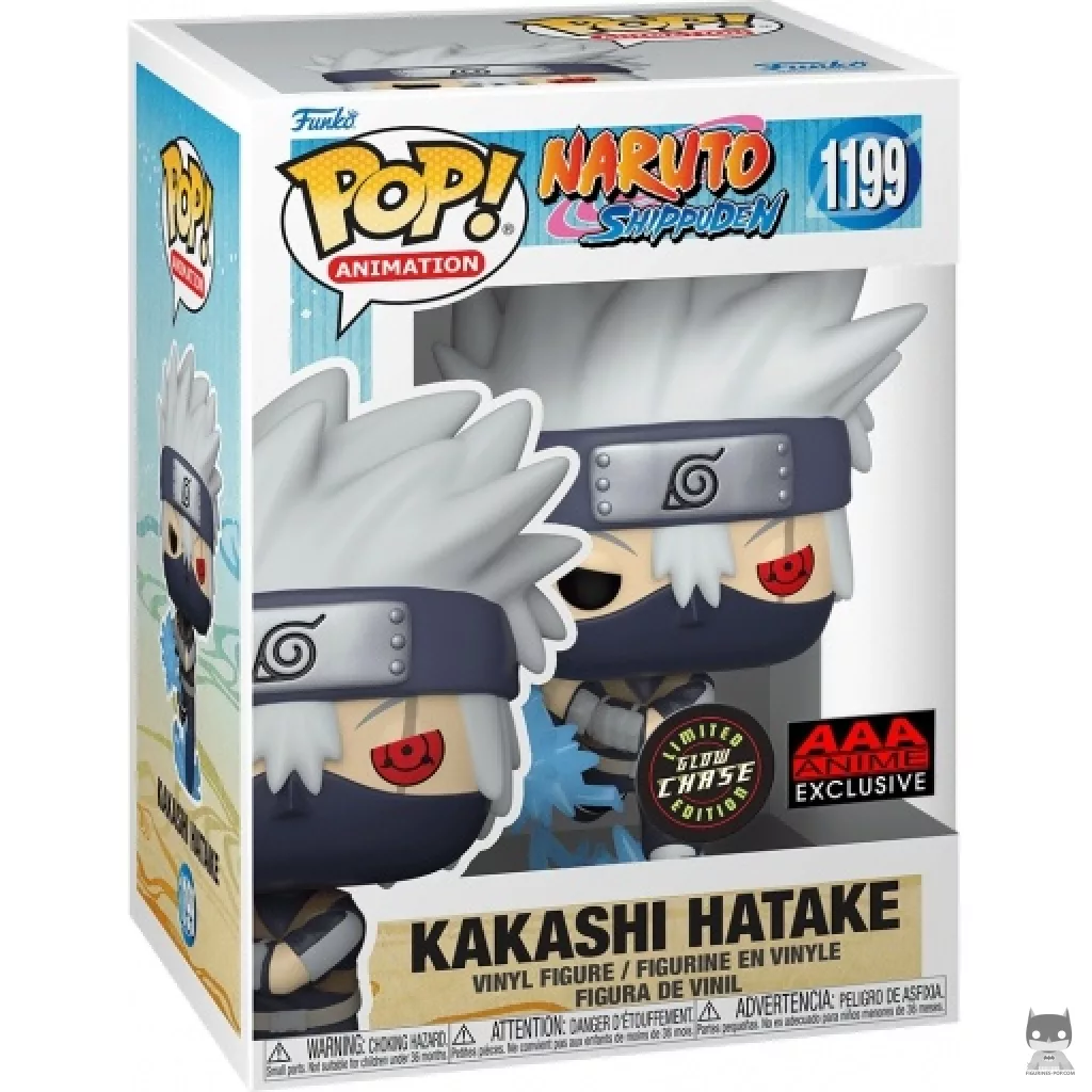 Kakashi Hatake (Chase & Glow in the Dark) Funko Pop! figure in its box
