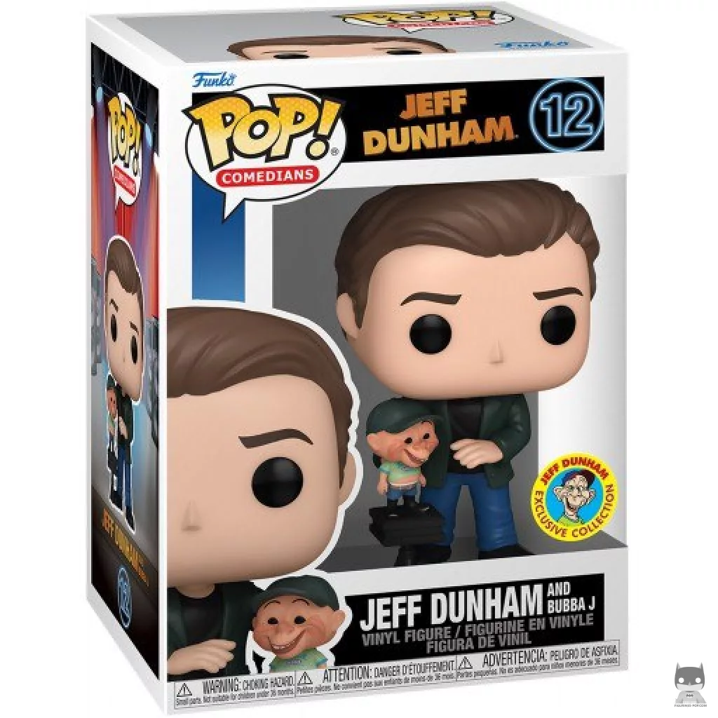 Jeff Dunham and Bubba J Funko Pop! figure in its box