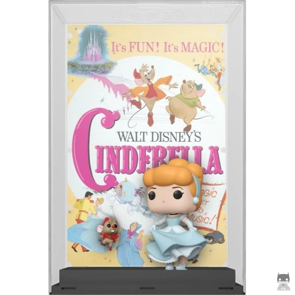 Cinderella with Jaq Funko Pop! figure (Disney 100)