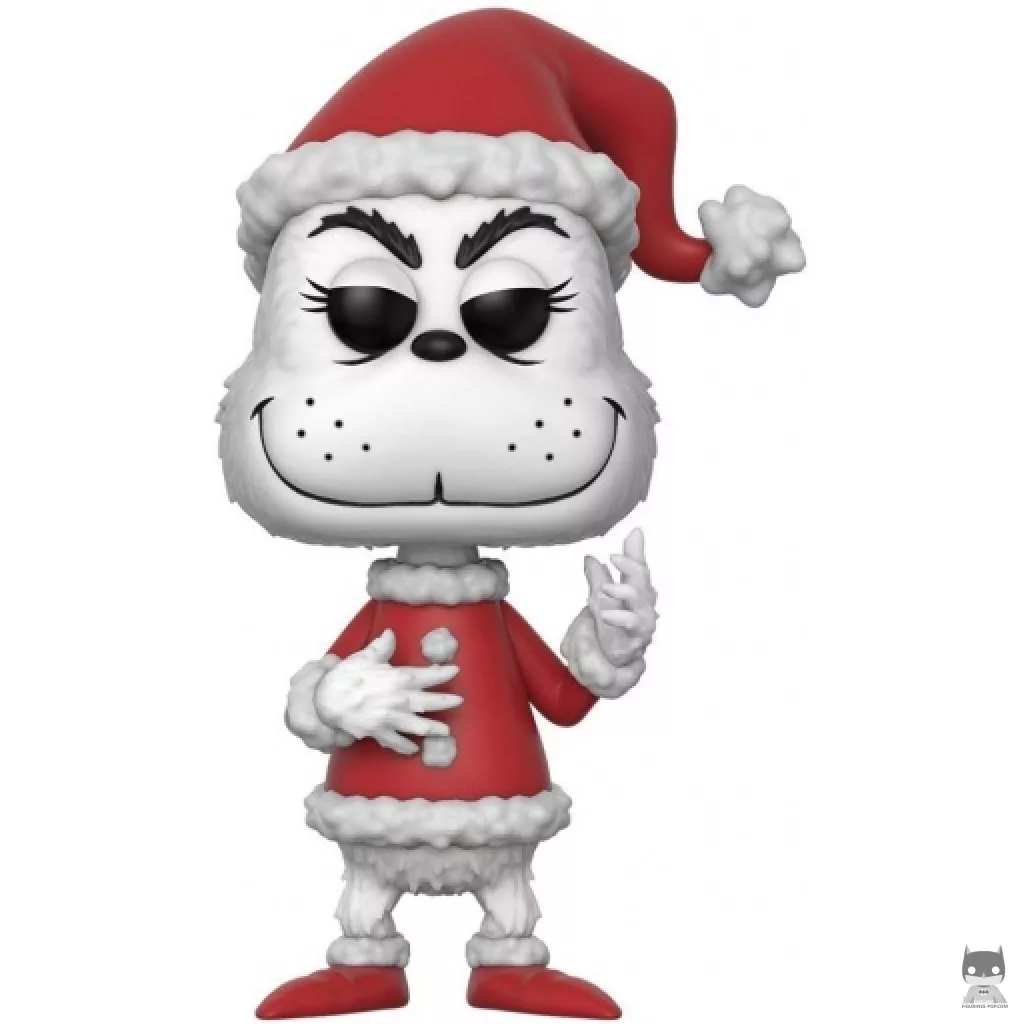 The Grinch as Santa Claus (Black and White) Funko Pop! figure (Dr. Seuss)