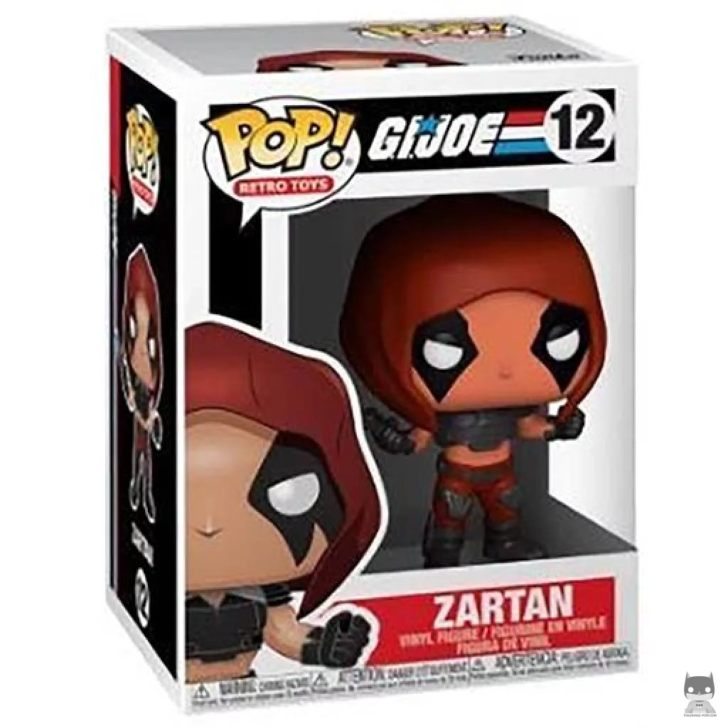Zartan Funko Pop! figure in its box