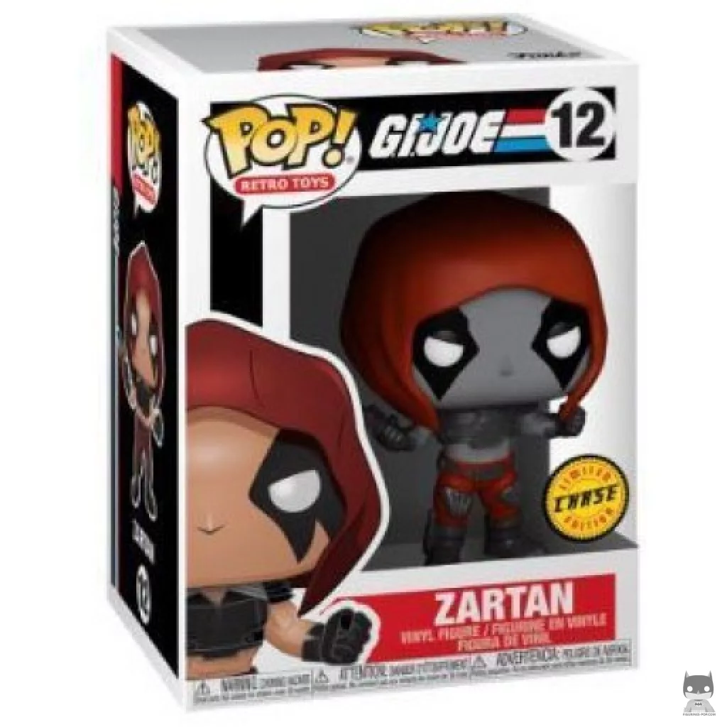 Zartan (Chase) Funko Pop! figure in its box