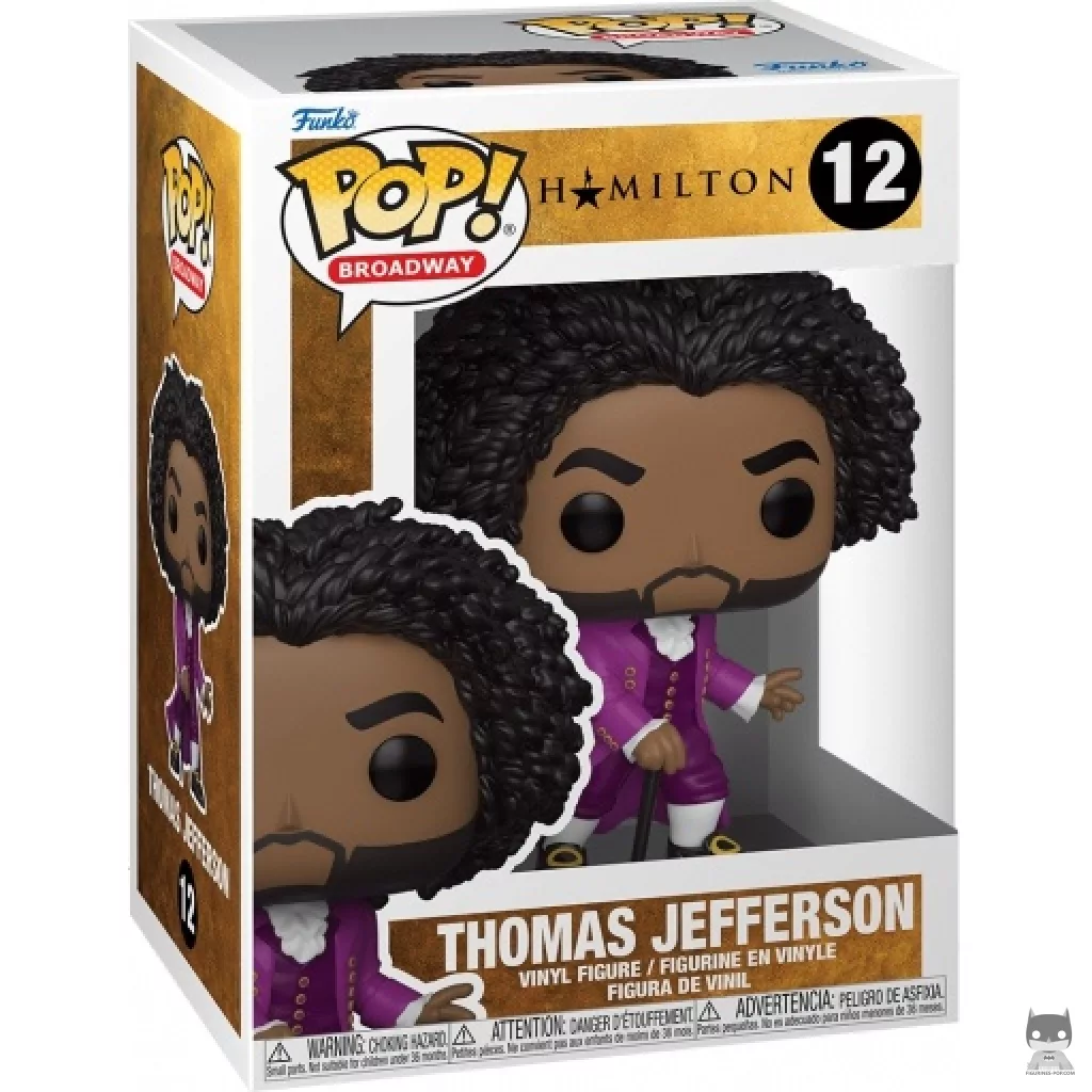 Thomas Jefferson Funko Pop! figure in its box