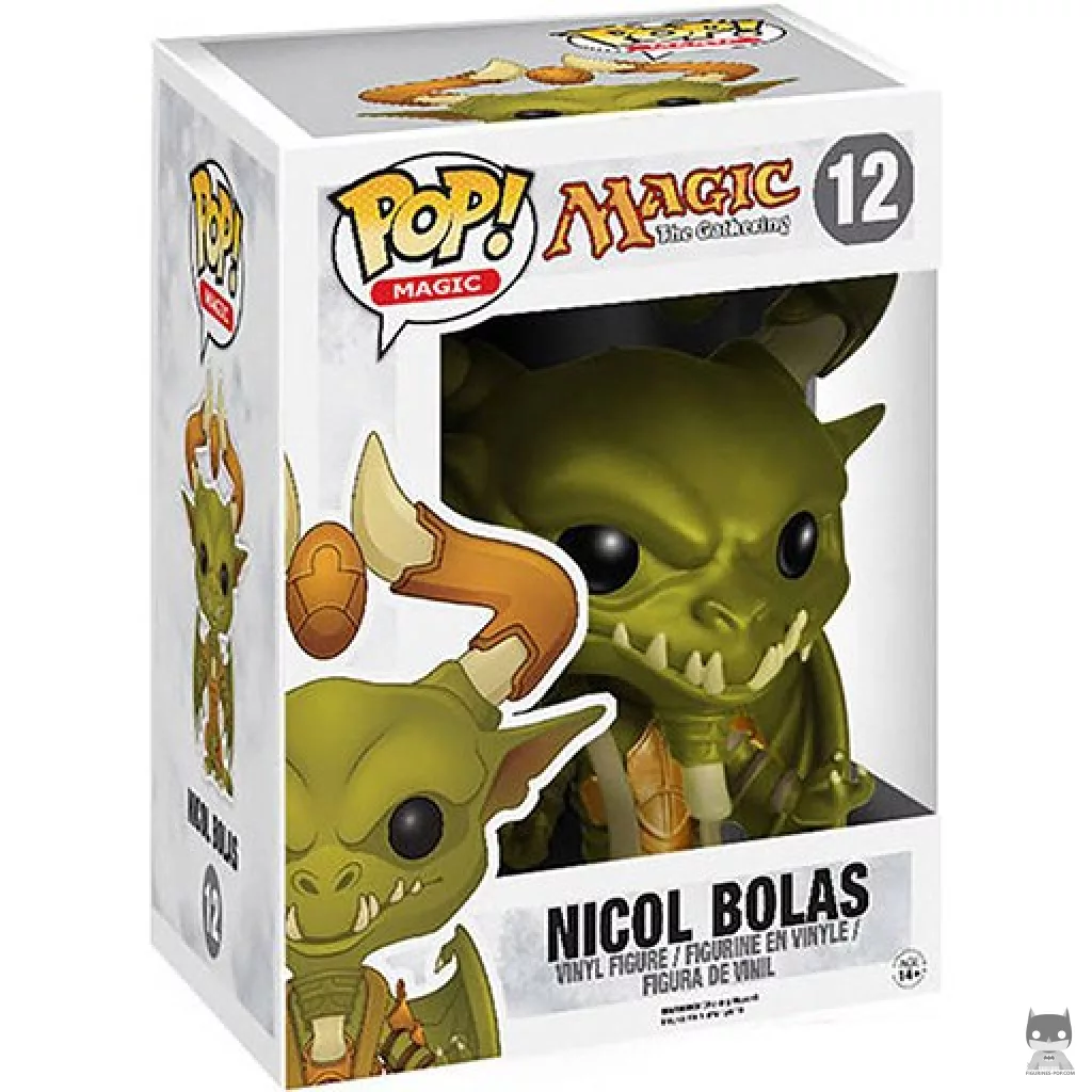 Nicol Bolas (Supersized) Funko Pop! figure in its box