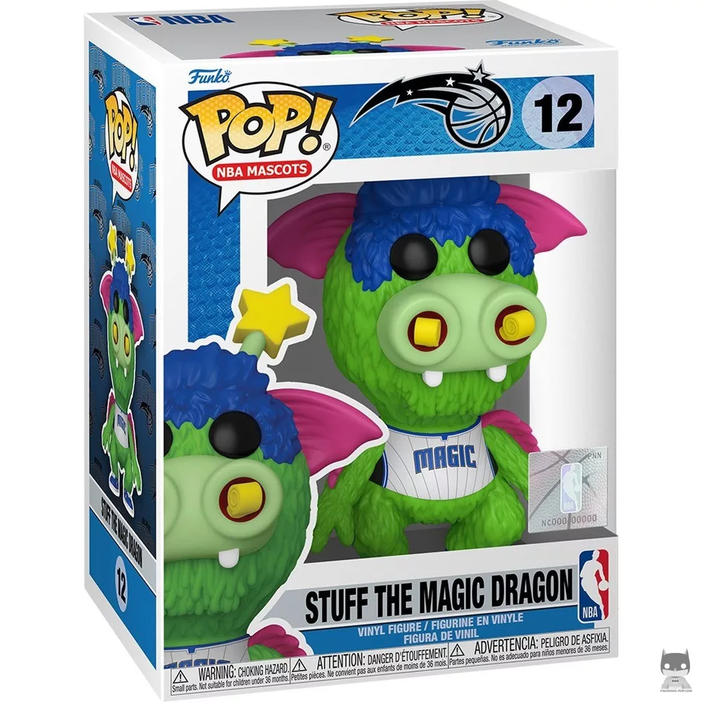 Stuff the Magic Dragon (Orlando Magic) Funko Pop! figure in its box