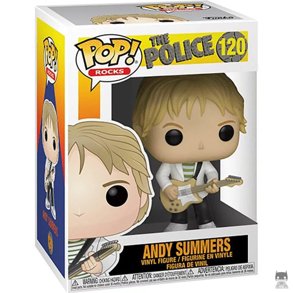 Andy Summers Funko Pop! figure in its box