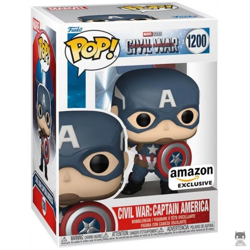 Civil War : Captain America Funko Pop! figure in its box