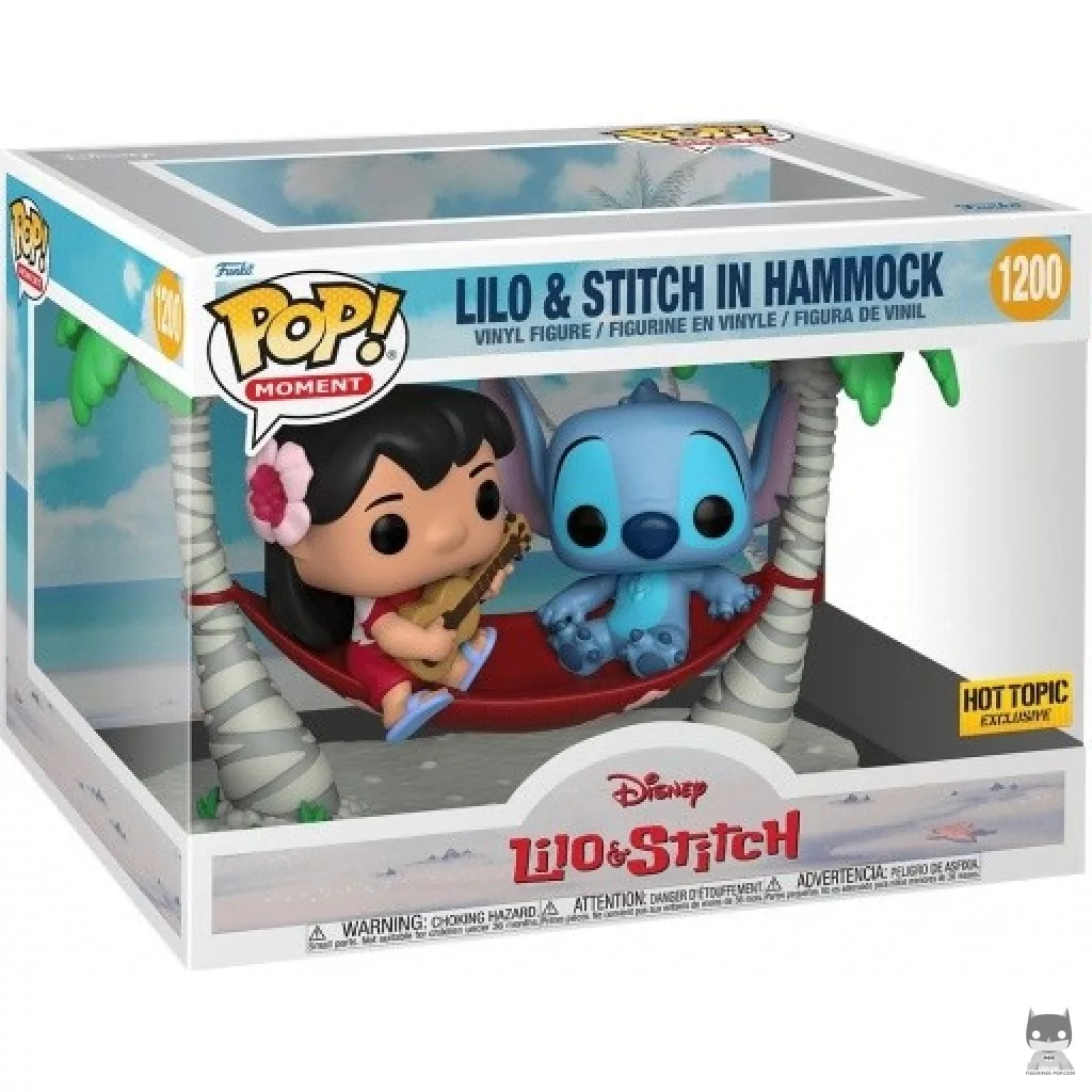 Lilo & Stitch in Hammock Funko Pop! figure in its box