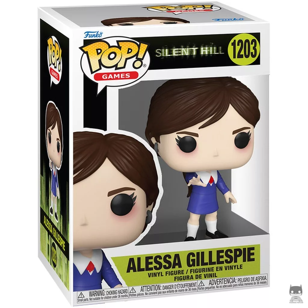 Alessa Gillespie Funko Pop! figure in its box