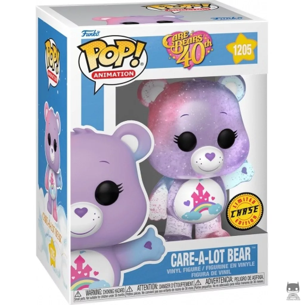 Care-A-Lot Bear (Chase, Translucent & Glow in the Dark) Funko Pop! figure in its box