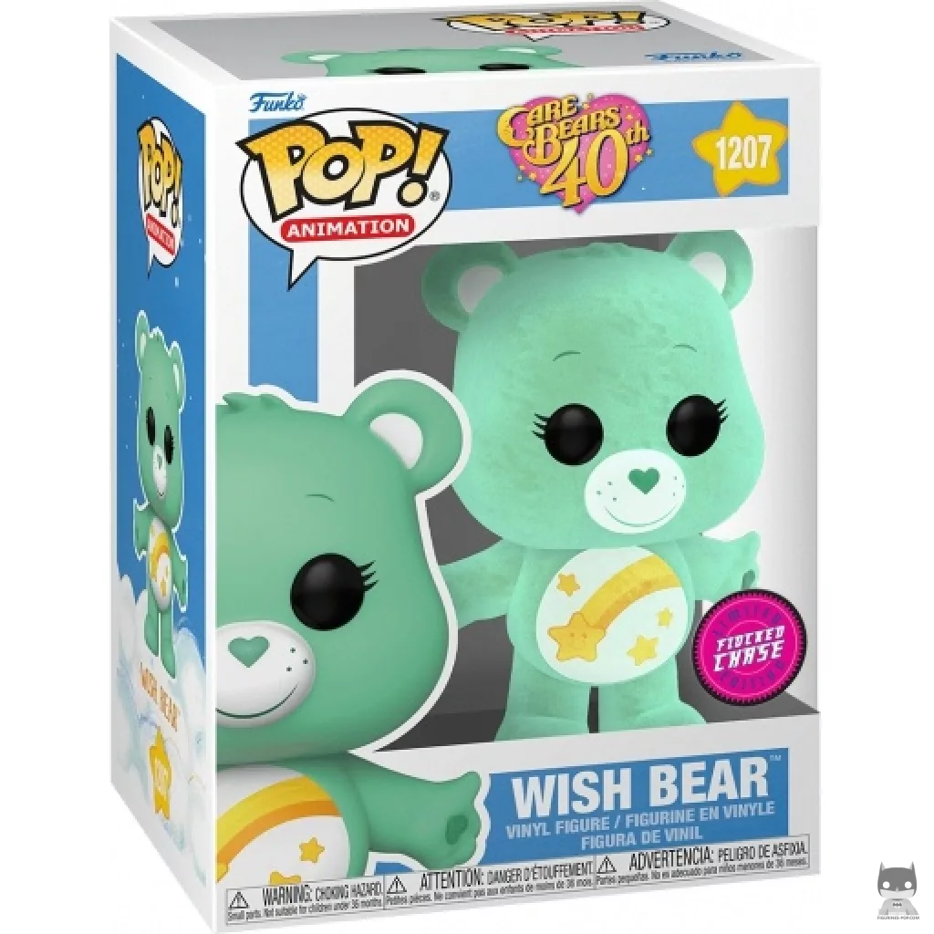 Wish Bear (Chase & Flocked) Funko Pop! figure in its box