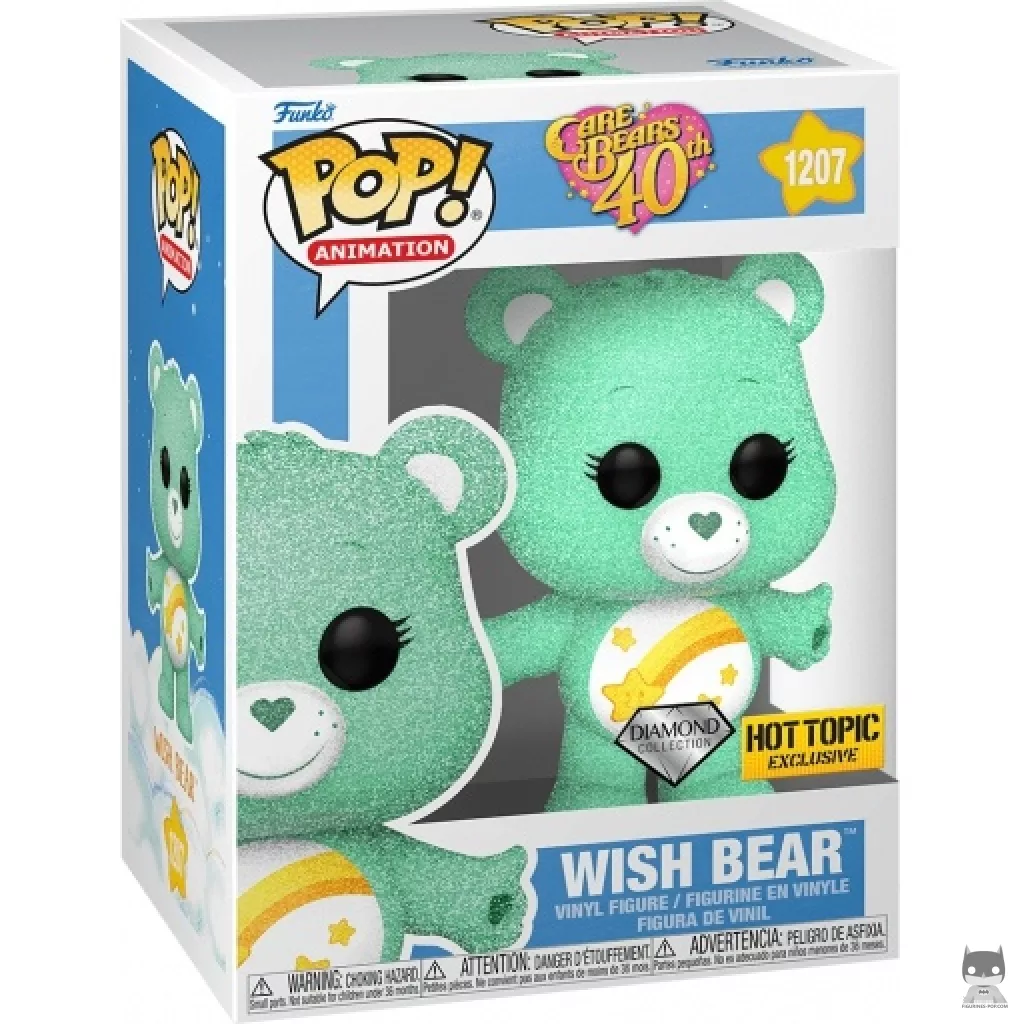 Wish Bear (Diamond Glitter) Funko Pop! figure in its box