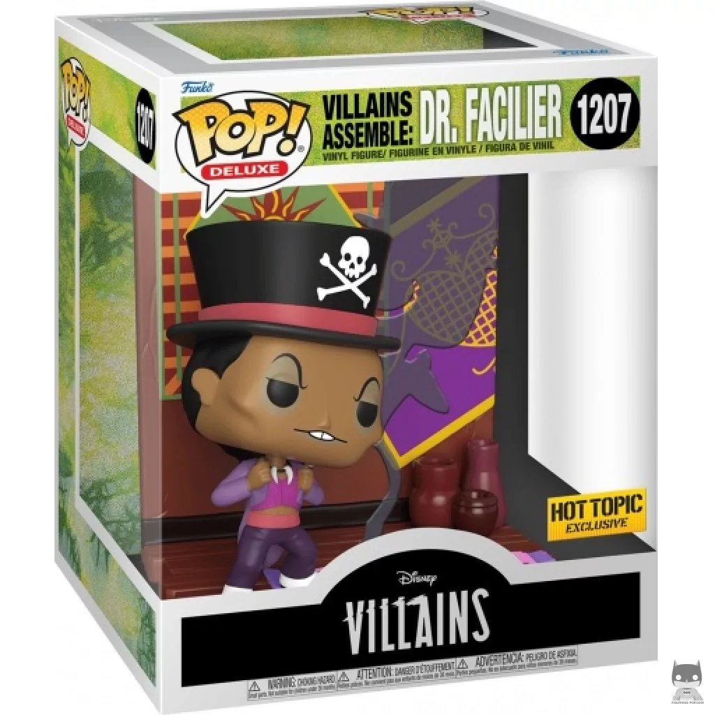 Villains Assemble : Dr. Facilier Funko Pop! figure in its box
