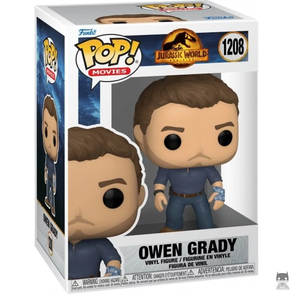 Owen Grady Funko Pop! figure in its box