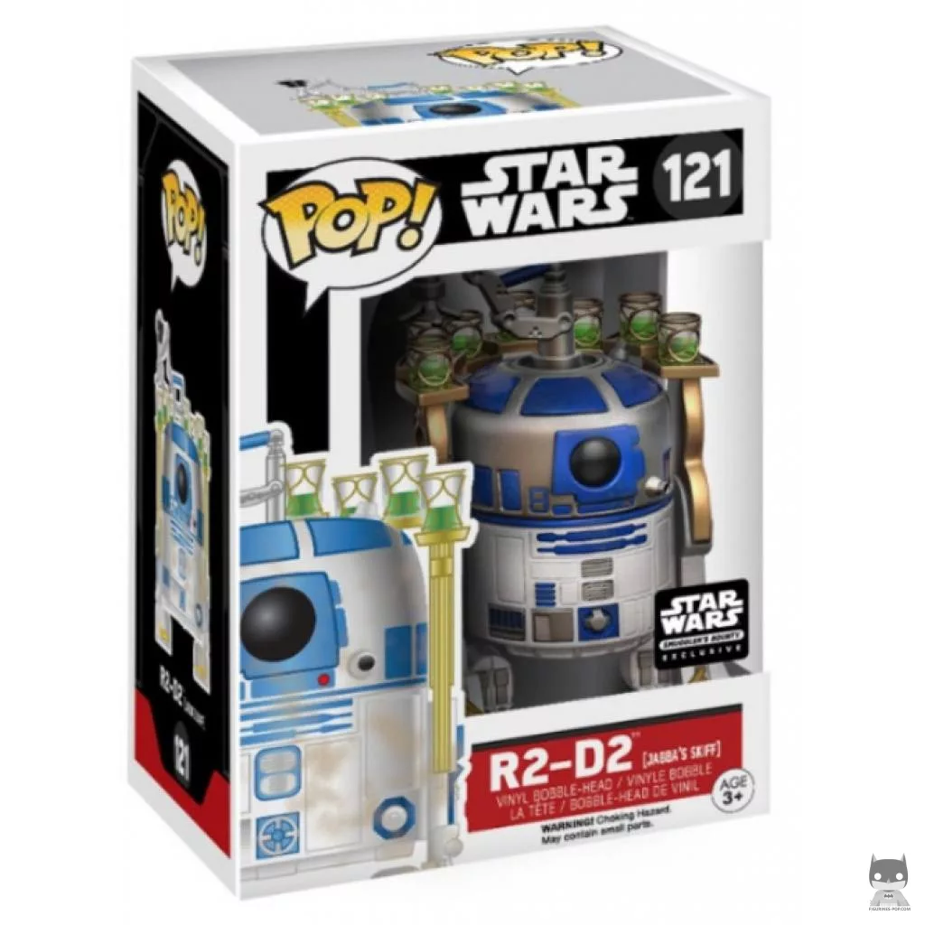 R2-D2 Jabba's Skiff Funko Pop! figure in its box
