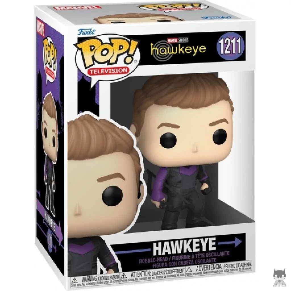 Hawkeye Funko Pop! figure in its box
